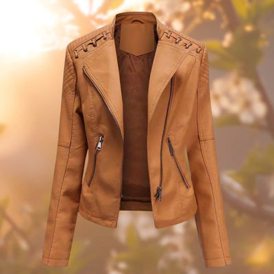 Lara – Chaqueta de Cuero Clásica
