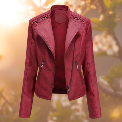 Lara – Chaqueta de Cuero Clásica