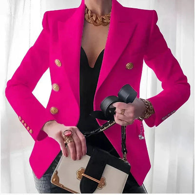 Clara – Blazer de Doble Botonadura