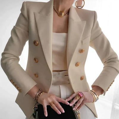 Clara – Blazer de Doble Botonadura