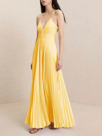 Sophia - Vestido cruzado plegable