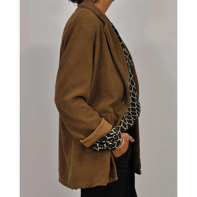 Meriva - Blusa suelta con cuello en V y botones para mujer