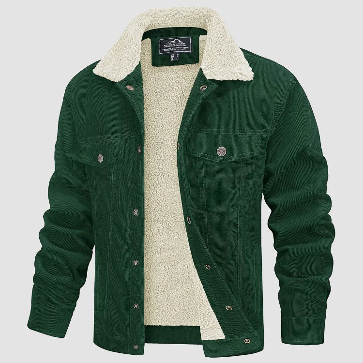 Leif - Robusta chaqueta de pana para un look urbano