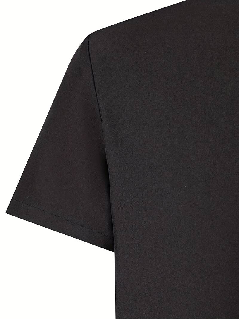 Brent - Camisa Casual Chic de Manga Corta