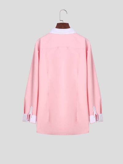 Tonie – Camisa Elegante con Contraste de Corte Moderno