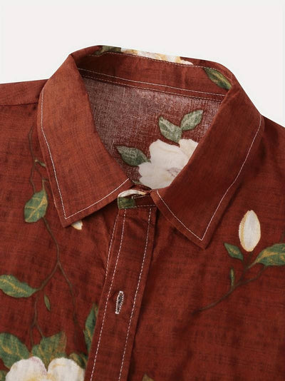 Kenneth - Camisa Casual de Manga Corta con Estilo Fresco