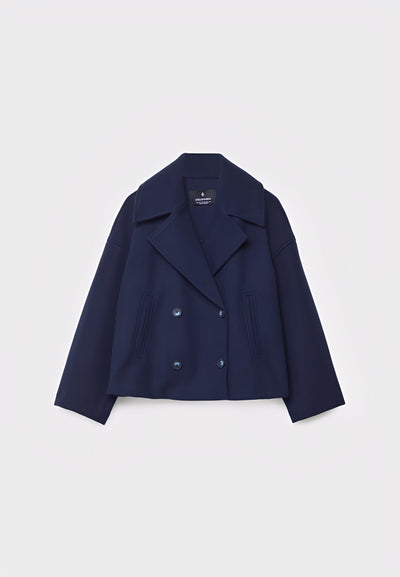 Claire – Corta Elegante Chaqueta de Doble Botonadura