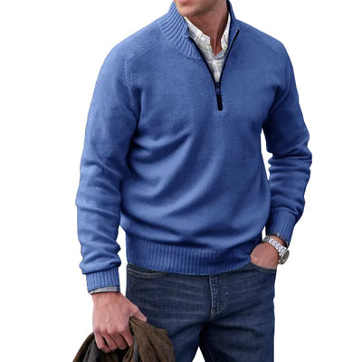 Huron - Cremallera Pullover Cachemir Calidad Premium