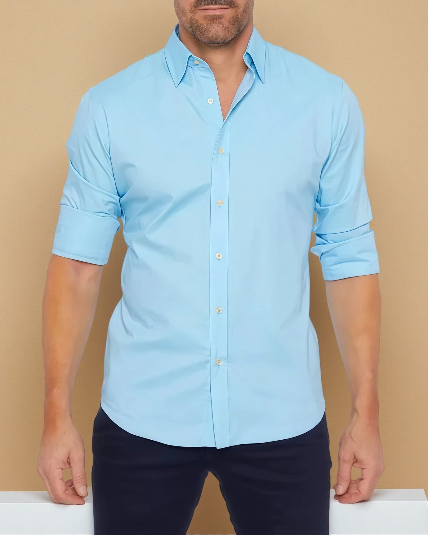 Pablo - Camisa elástica con cremallera