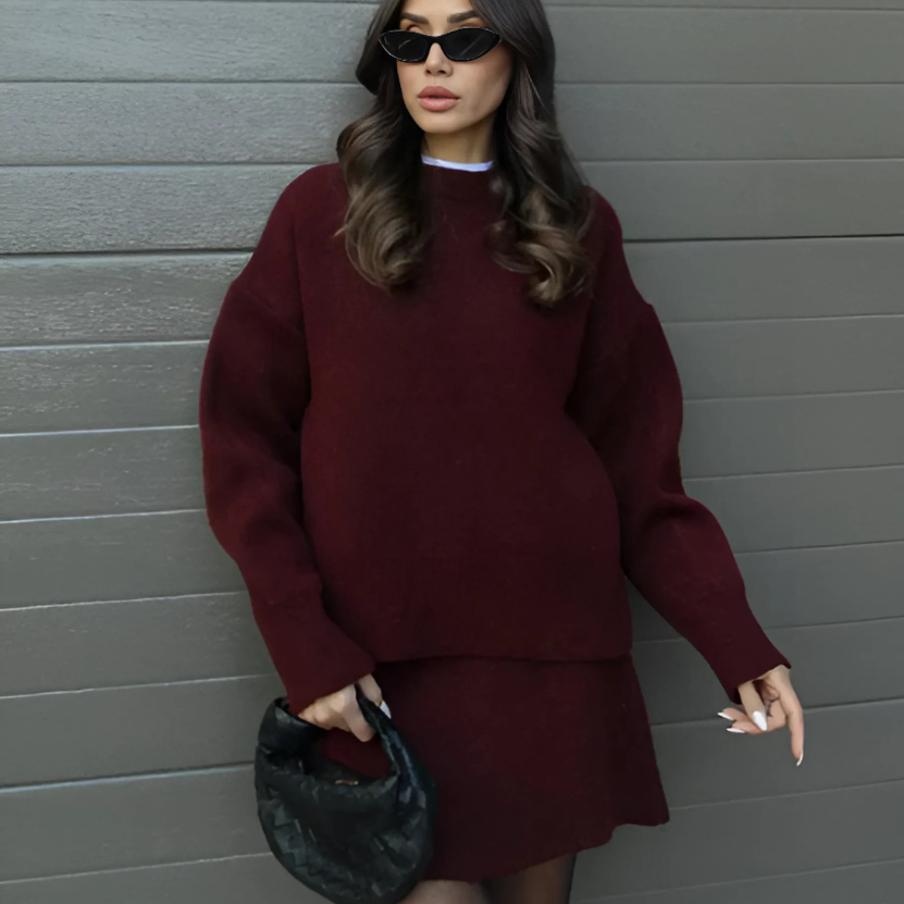 Amelie – Conjunto de Falda y Pullover