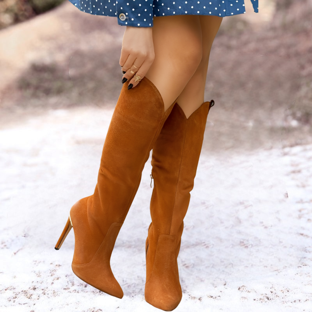 Mylène – Botas de cuero elegantes
