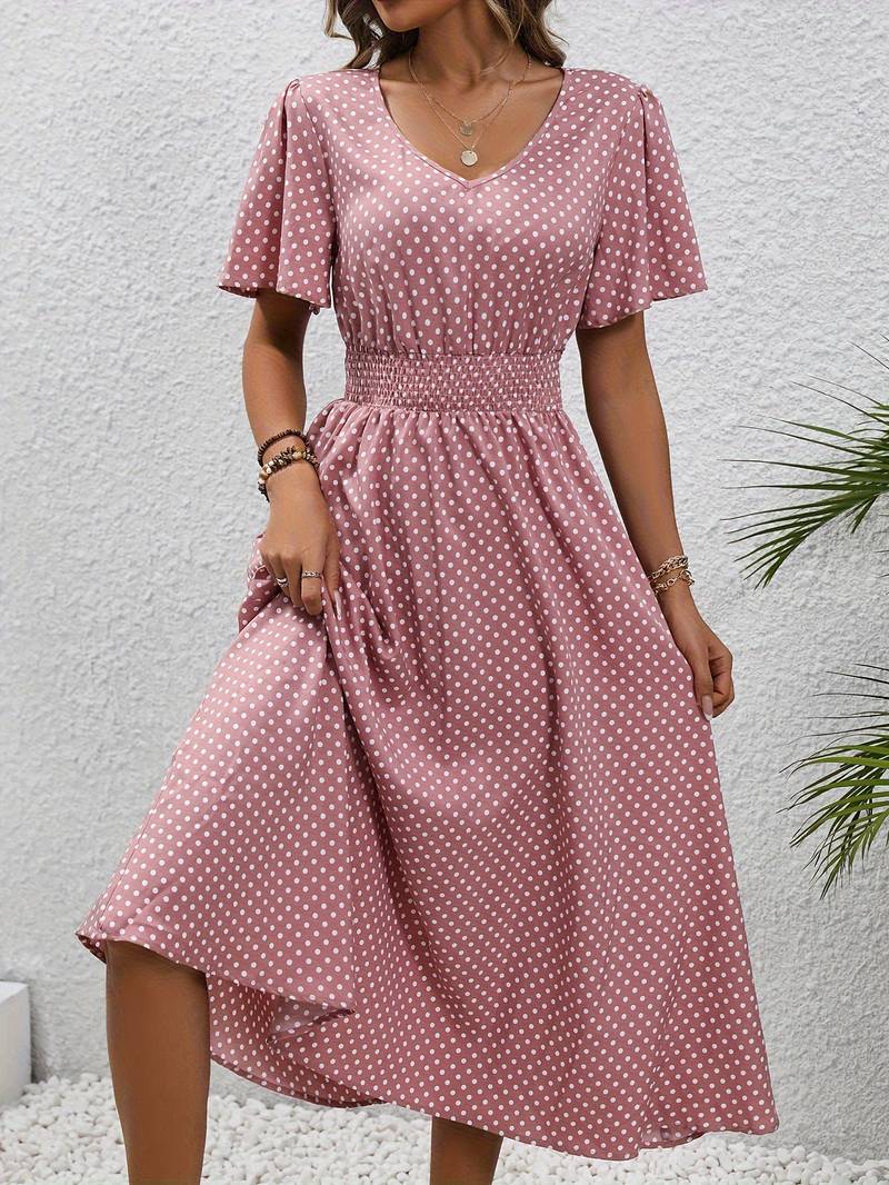 Melanie - Vestido con Estampado Floral Vibrante para Primavera y Verano