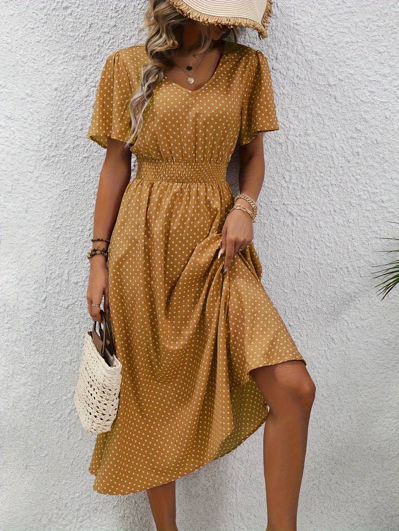 Melanie - Vestido con Estampado Floral Vibrante para Primavera y Verano