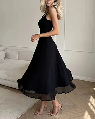 Miles - Vestido de Chifón con Elegancia Moderna
