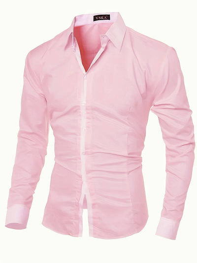 Tonie – Camisa Elegante con Contraste de Corte Moderno