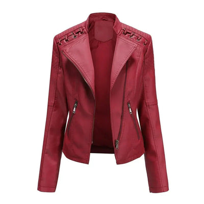 Sofie - Chaqueta de Cuero Elegante para Todos los Días