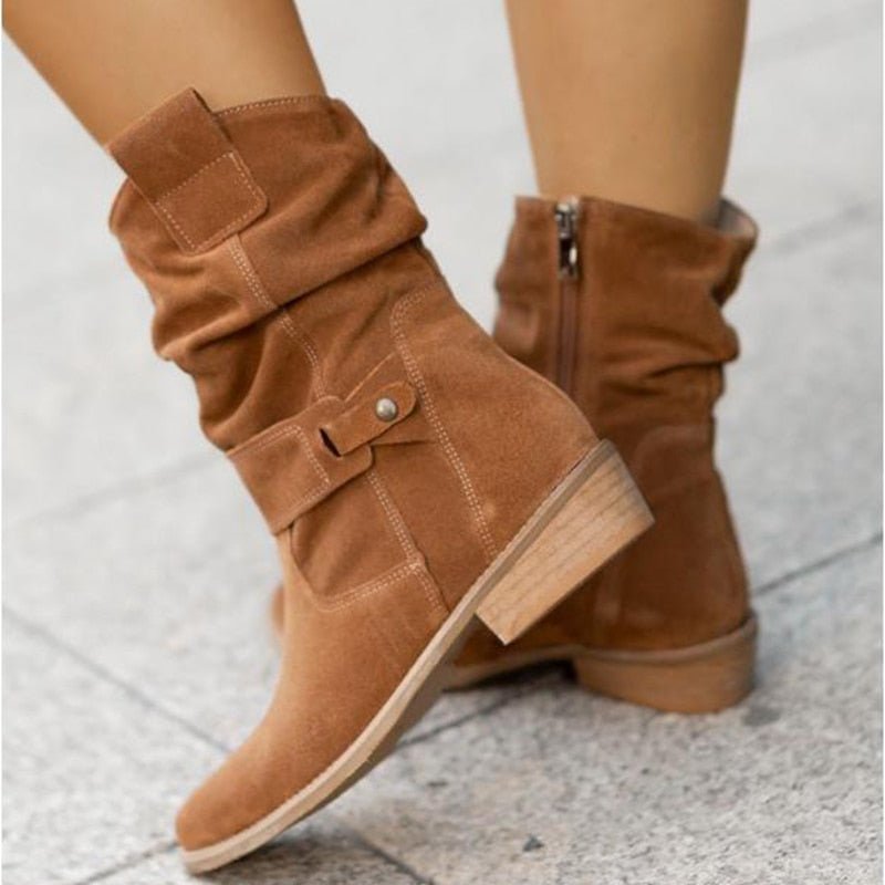 Alice – Botines de Gamuza