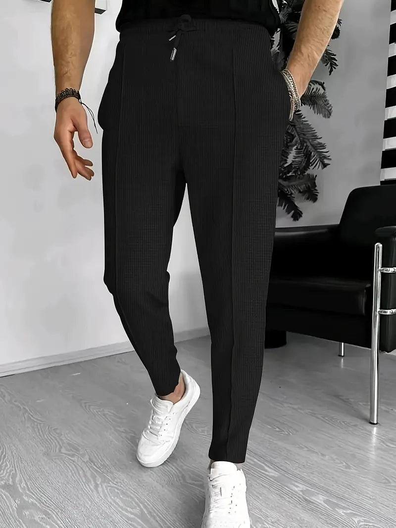 Barron - Pantalones con Diseño Waffle Audaz