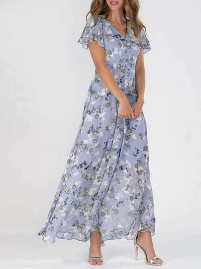 Pamy - Vestido veraniego ligero con estampado floral para cualquier ocasión
