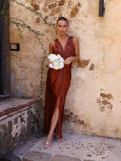 Elaine - Elegante Vestido de Noche Sin Mangas con Espalda Descubierta