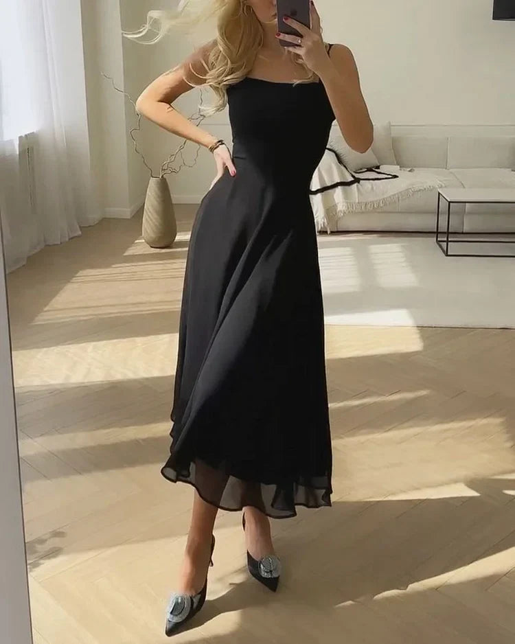 Miles - Vestido de Chifón con Elegancia Moderna