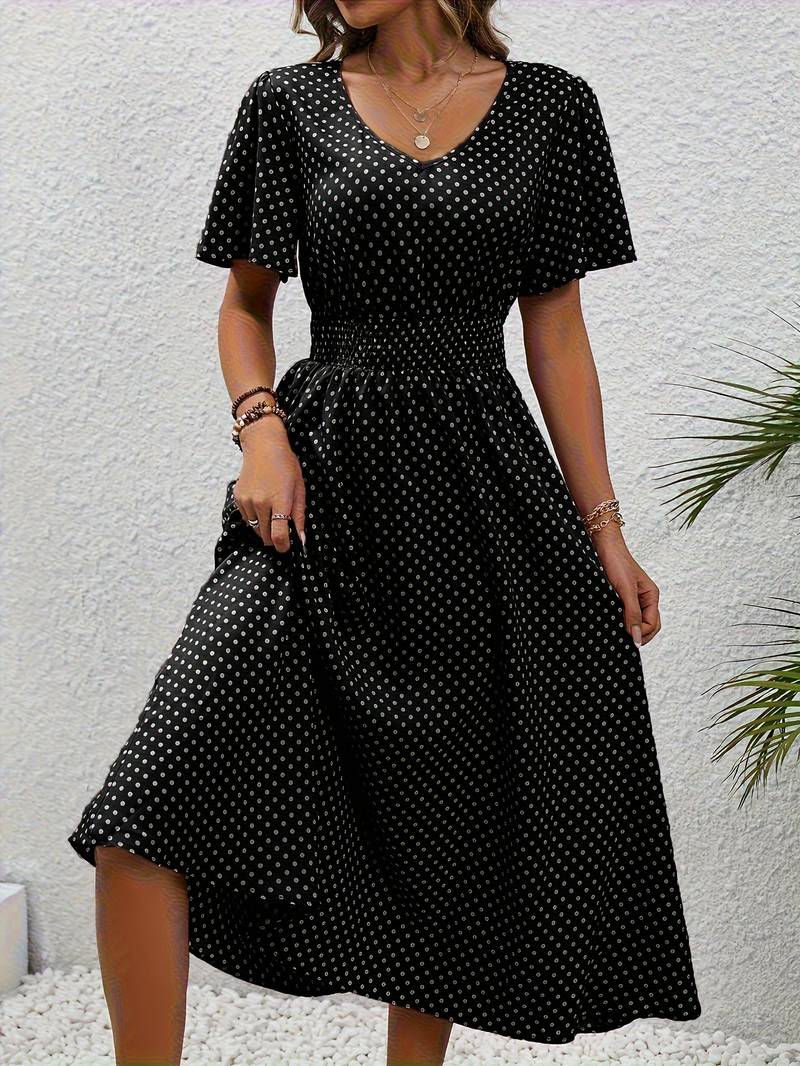 Melanie - Vestido con Estampado Floral Vibrante para Primavera y Verano