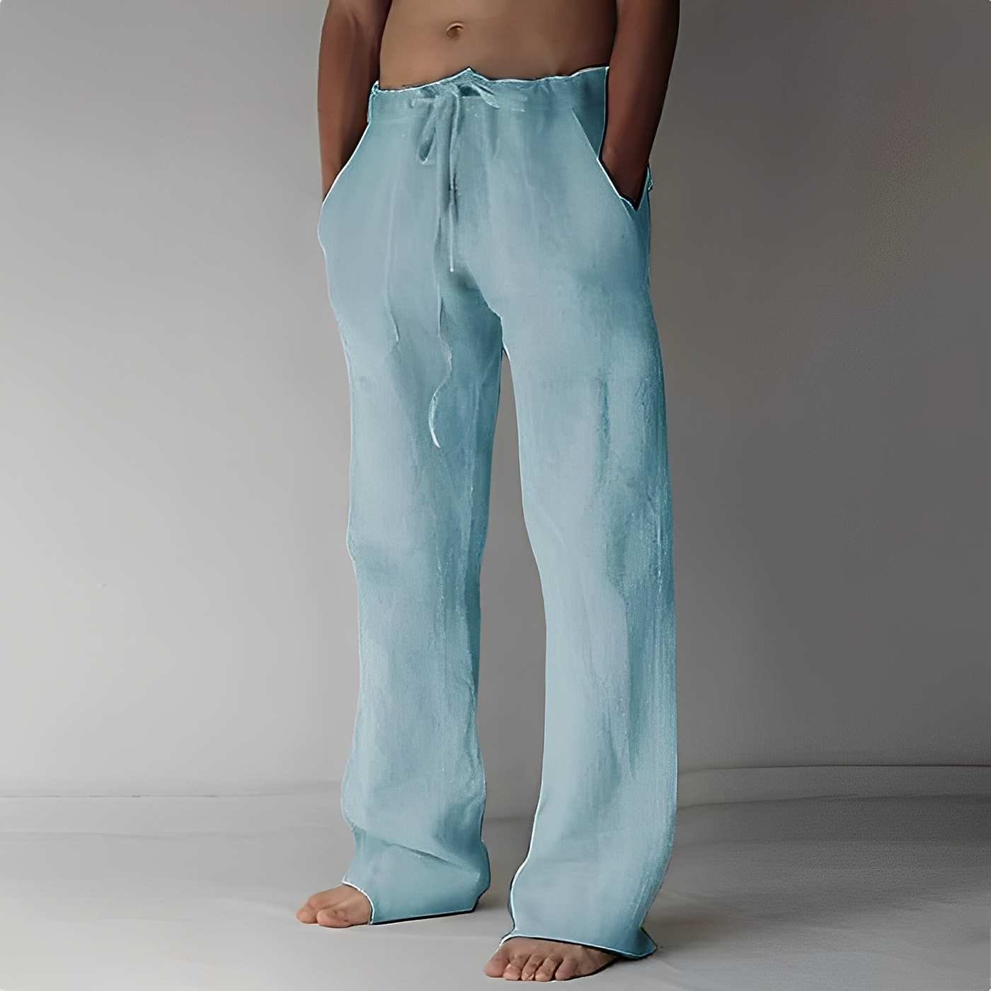 Arthur – Baggy Pantalones de Lino para Hombres