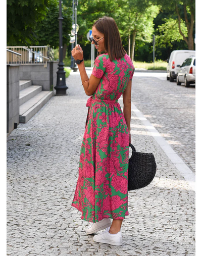 Eska - Vestido Floral Versátil para Mujeres
