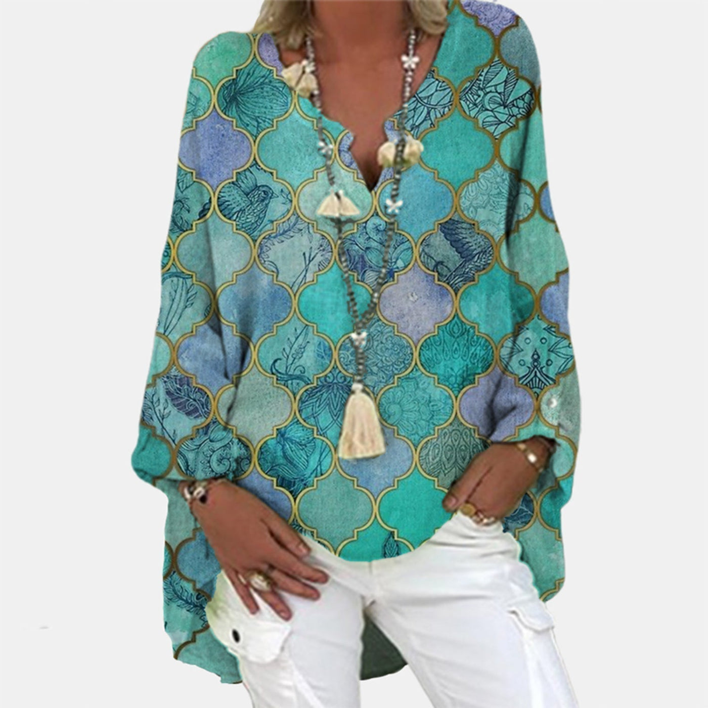 Mia – Blusa Elegante de Lino