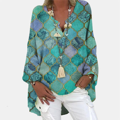 Mia – Blusa Elegante de Lino