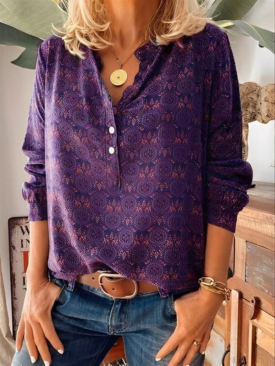 Bellamy - Clásica blusa estampada para mujer