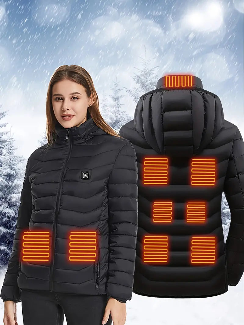 Davena - Casual chaqueta térmica calefactable para mujeres
