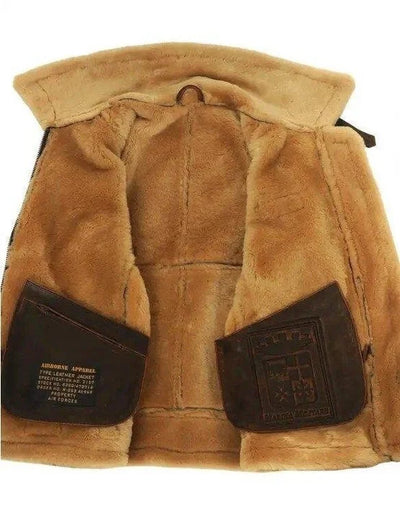 Henderson - Clásica Chaqueta de Aviador para Hombres
