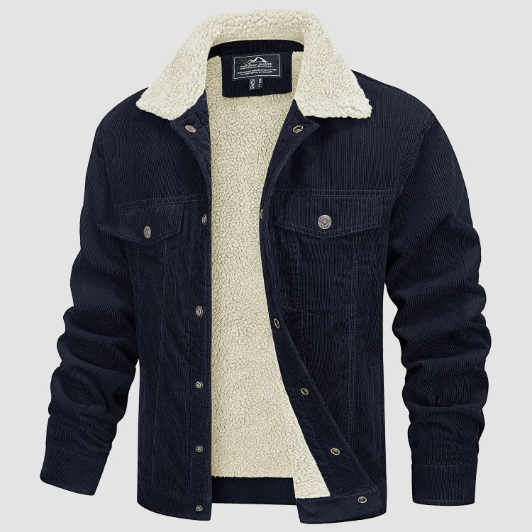 Leif - Robusta chaqueta de pana para un look urbano