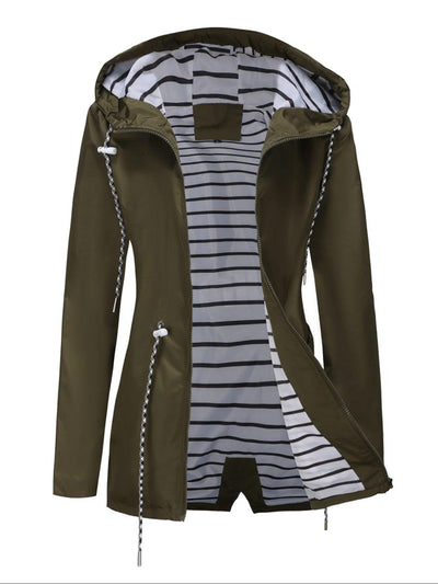Nathalie – Larga Chaqueta Impermeable