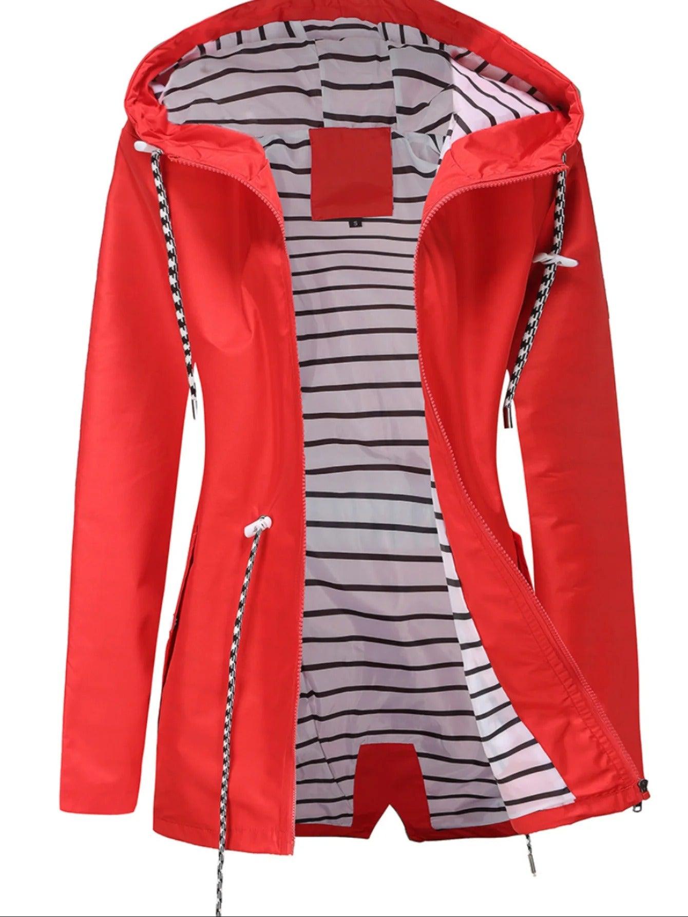 Nathalie – Larga Chaqueta Impermeable