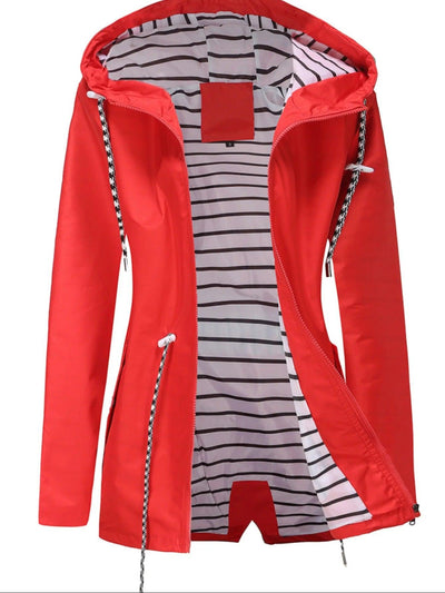 Nathalie – Larga Chaqueta Impermeable