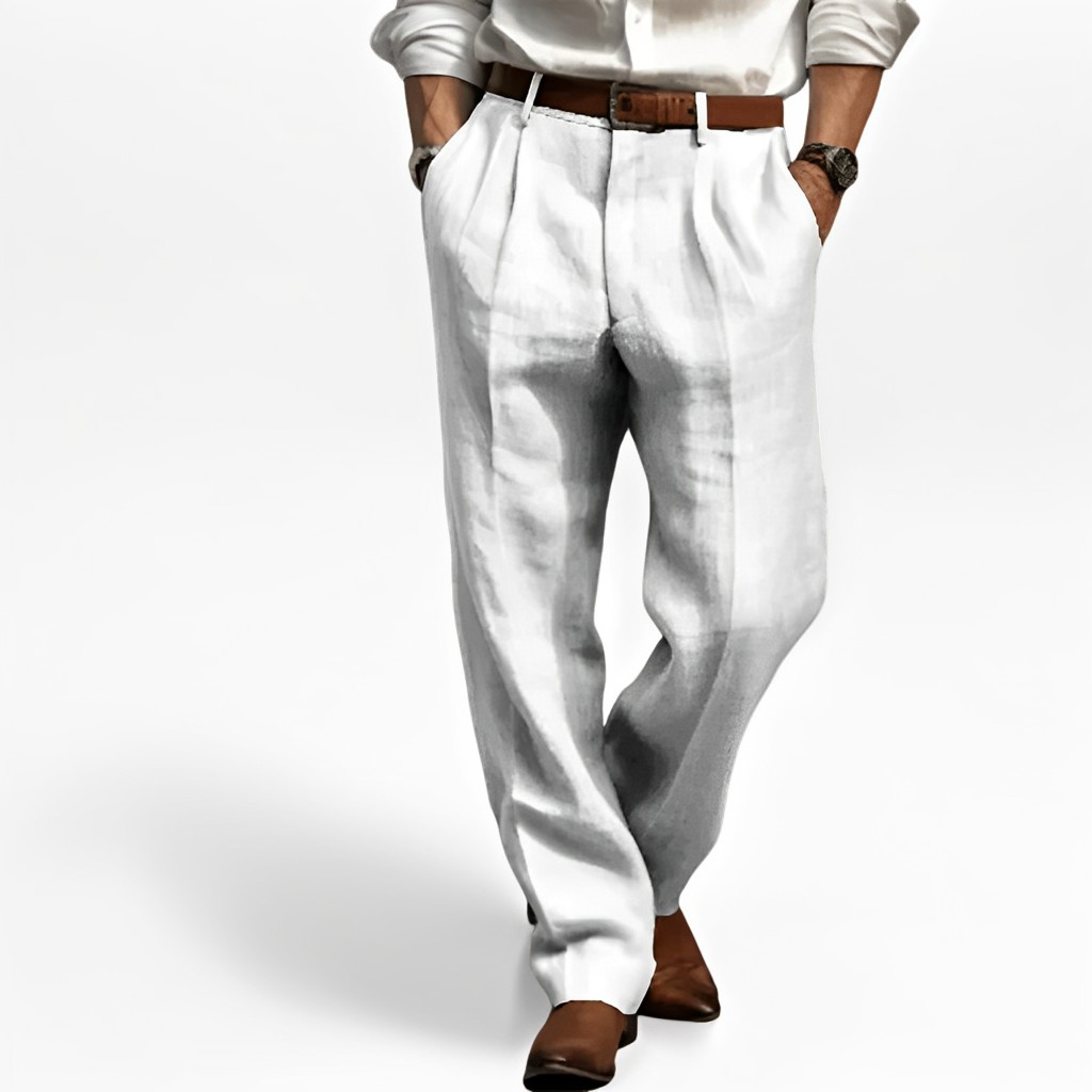 Zaiden - Pantalones retro con pierna recta para hombres