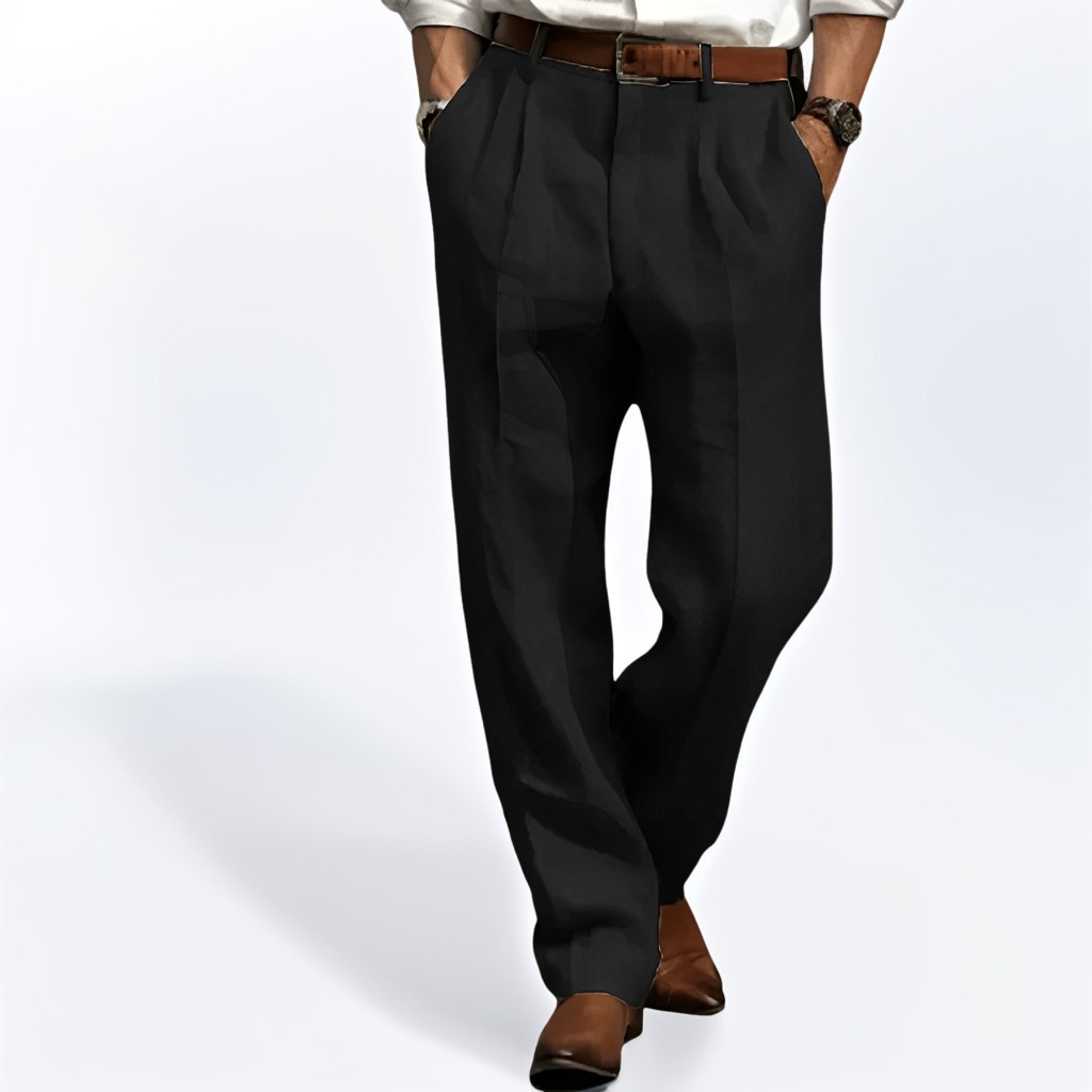 Zaiden - Pantalones retro con pierna recta para hombres