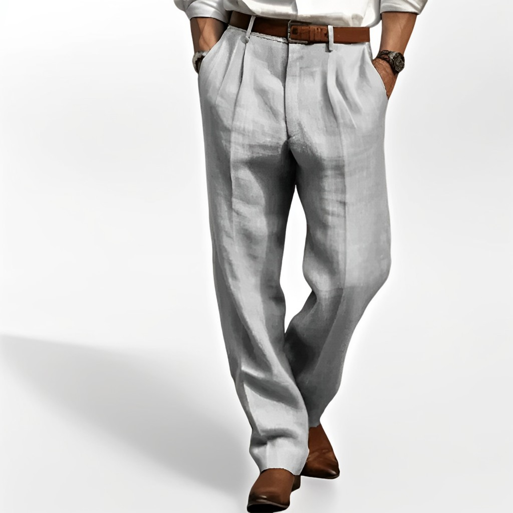 Zaiden - Pantalones retro con pierna recta para hombres