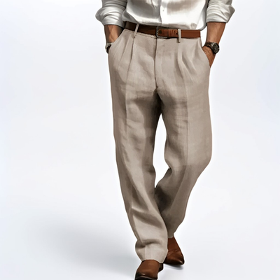 Zaiden - Pantalones retro con pierna recta para hombres