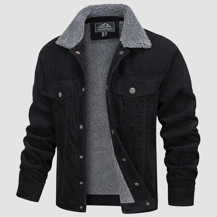 Leif - Robusta chaqueta de pana para un look urbano