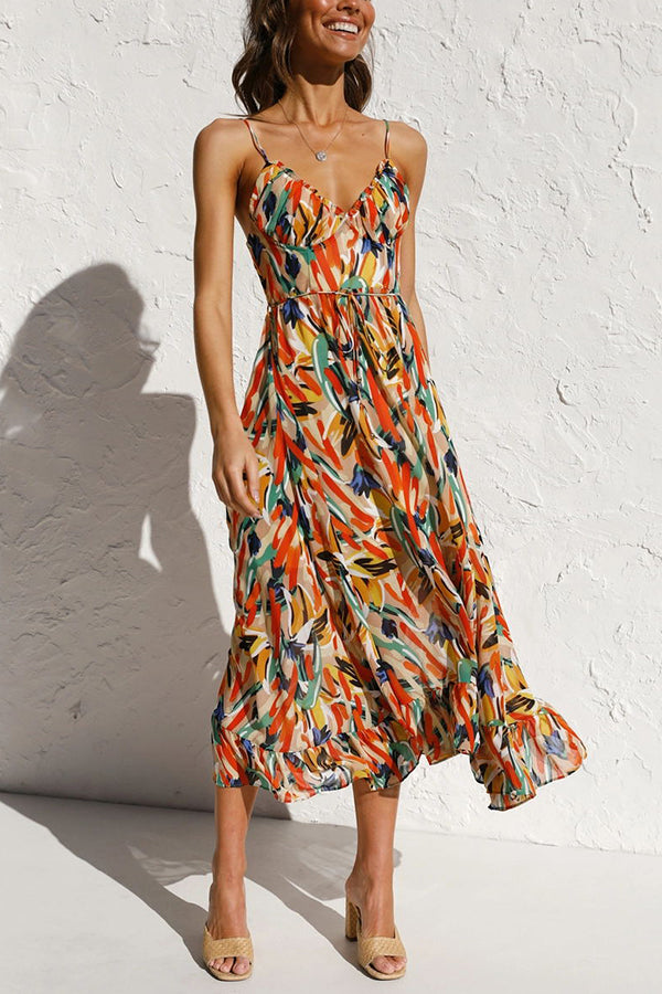Caridad – Vestido Midi Colorido