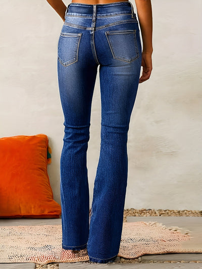 Neely - Jeans casuales con tiro alto para mujeres