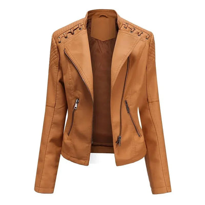 Sofie - Chaqueta de Cuero Elegante para Todos los Días