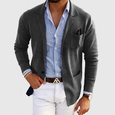 Nico – Elegante blazer de hombre con solapa y botones