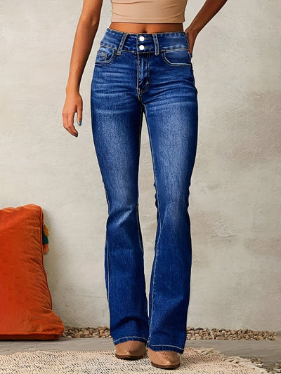 Neely - Jeans casuales con tiro alto para mujeres