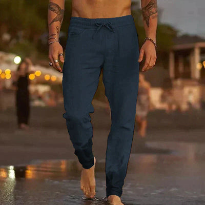 Mike - Pantalones de Lino Atemporales para Hombre