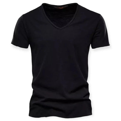 Archie - Cómoda V-Neck Camiseta Básica Hombre