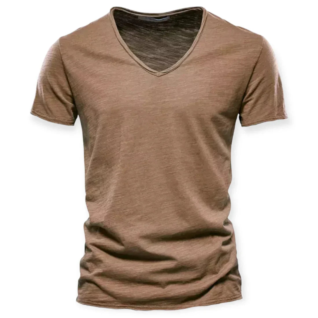 Archie - Cómoda V-Neck Camiseta Básica Hombre